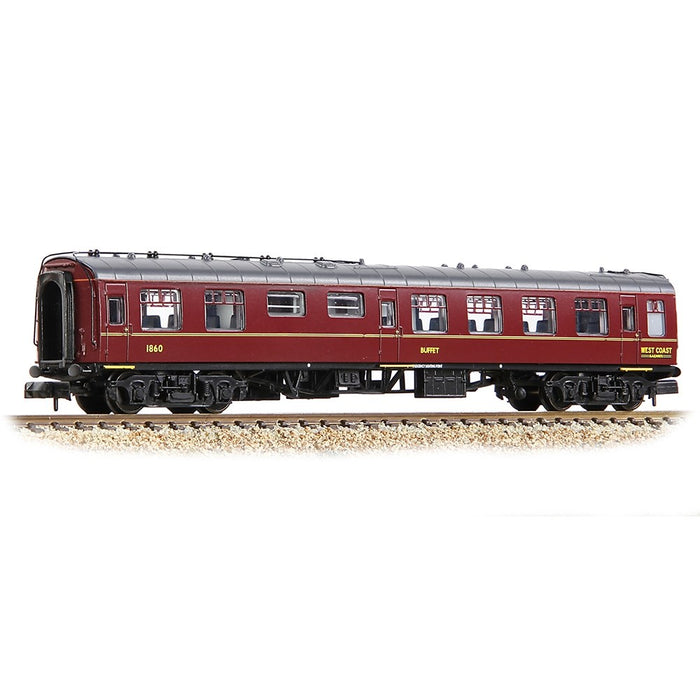 Graham Farish [N] 374-112 BR Mk1 RMB Restaurant Miniature Buffet in WCRC Maroon