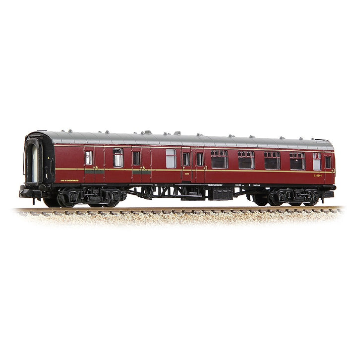 Graham Farish [N] 374-187E BR Mk1 BSK Brake Second Corridor in BR Maroon