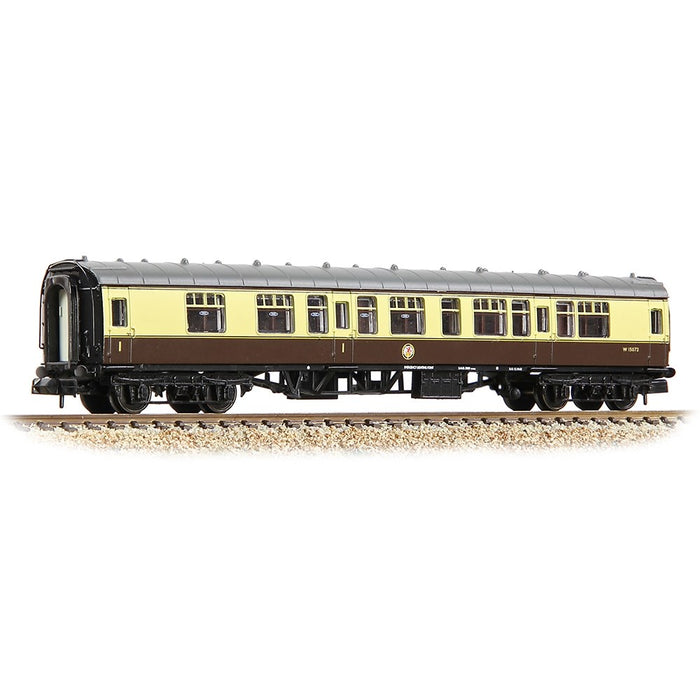 Graham Farish 374-256C [N] 1:148 BR Mk1 CK Composite Corridor W15072 in BR (WR) Chocolate & Cream