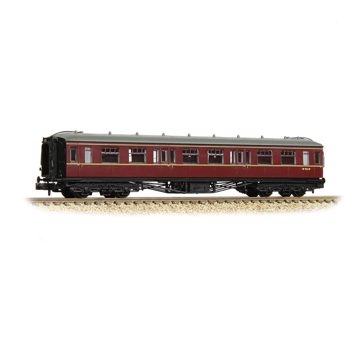 Graham Farish [N] 374-537A GWR Hawksworth Second Corridor BR Maroon