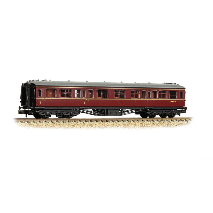 Graham Farish [N] 374-562A GWR Hawksworth Composite Corridor BR Maroon