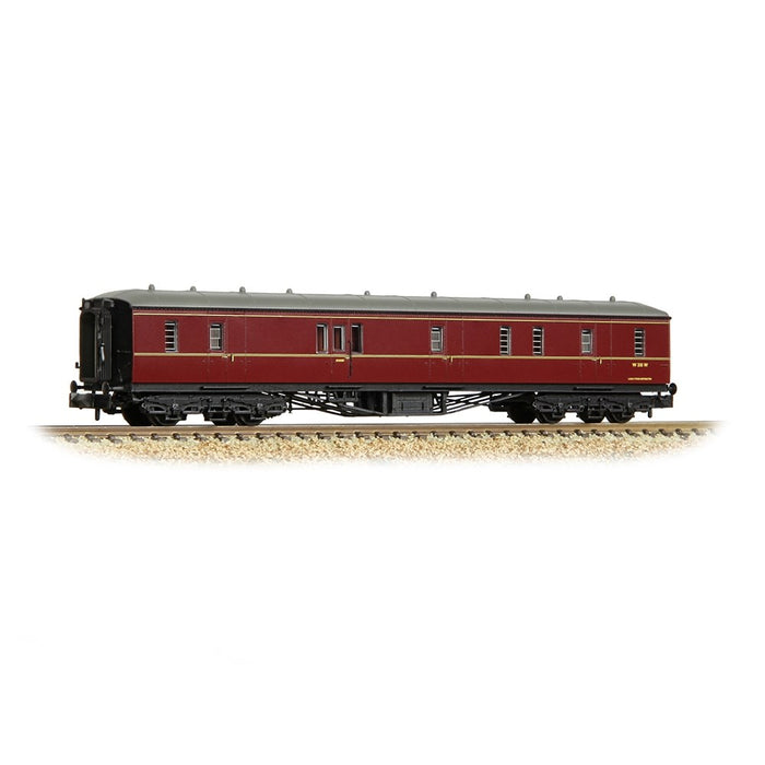 Graham Farish [N] 374-586A GWR Hawksworth Full Brake BR Maroon