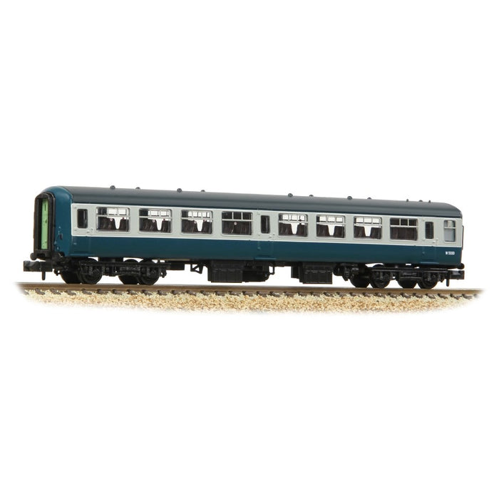 Graham Farish [N] 374-710C BR MK2A TSO Tourist Second Open BR in Blue & Grey