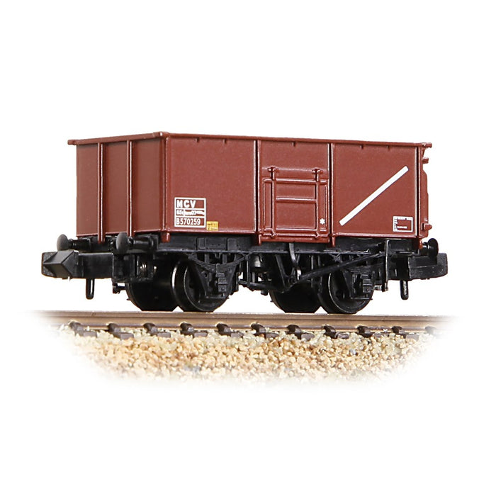 Graham Farish 377-257A [N] 1:148 BR 16T Steel Mineral Wagon B570259 in BR Bauxite (TOPS)