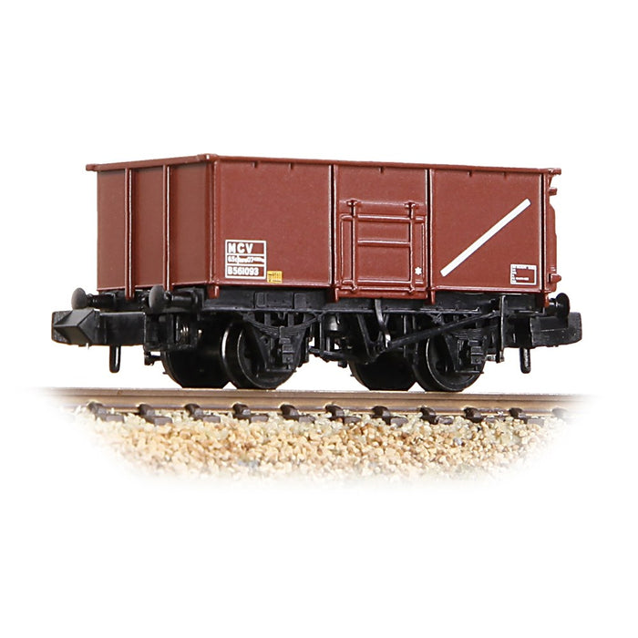 Graham Farish 377-257 [N] 1:148 BR 16T Steel Mineral Wagon B561093 in BR Bauxite (TOPS)