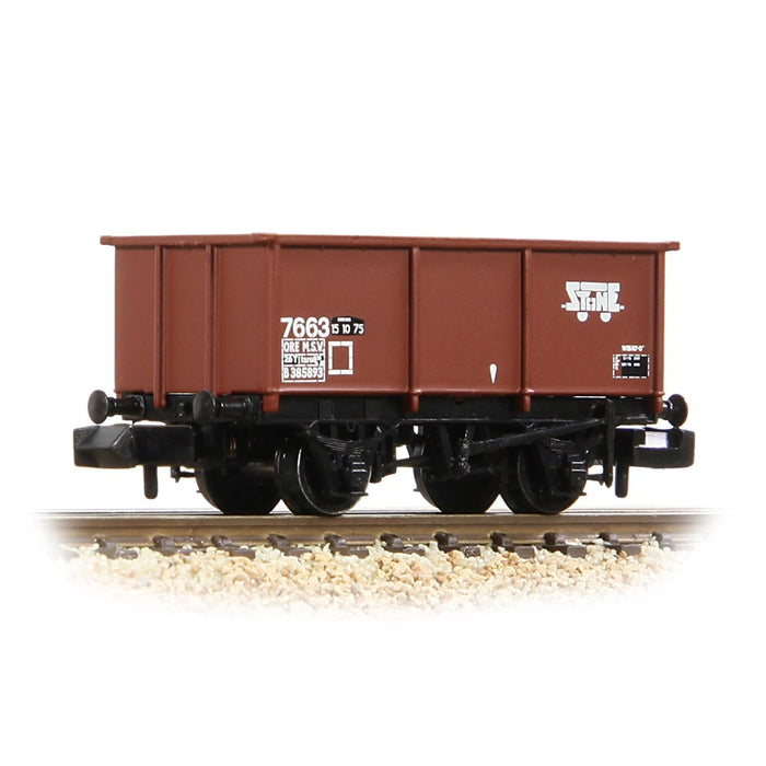 Graham Farish [N] 377-278A BR 27T Steel Tippler Wagon in BR Bauxite (TOPS) [WL]