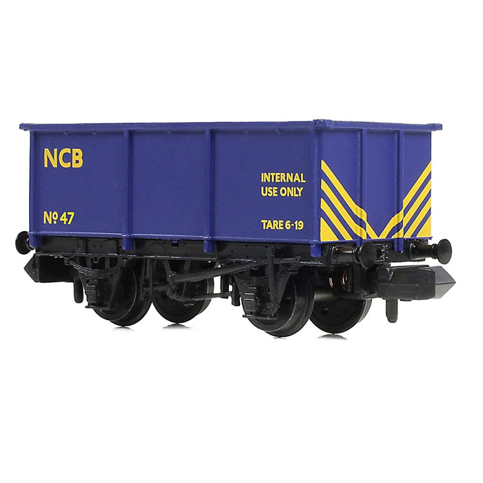 Graham Farish [N] 377-282A BR 27T Steel Tippler Wagon 'NCB' in Blue