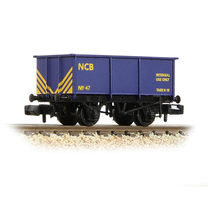 Graham Farish [N] 377-282A BR 27T Steel Tippler Wagon 'NCB' in Blue