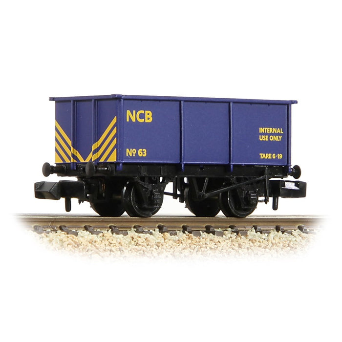 Graham Farish [N] 377-282 BR 27T Steel Tippler Wagon 'NCB' in Blue