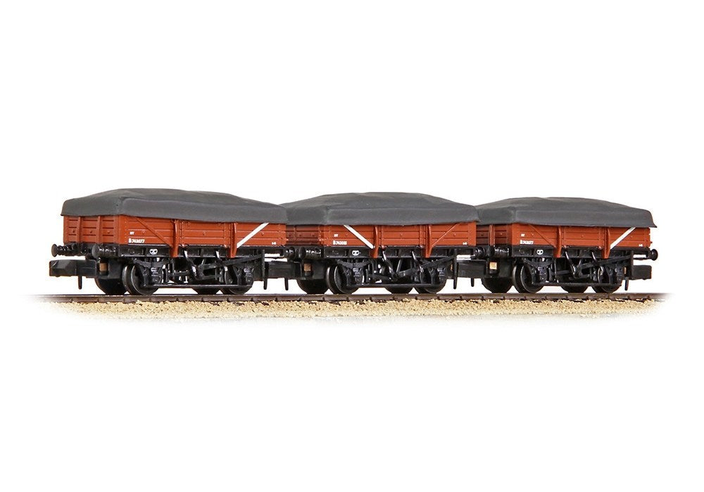 Graham Farish 377-492 [N] 1:148 5 Plank China Clay 3-Wagon Pack BR
