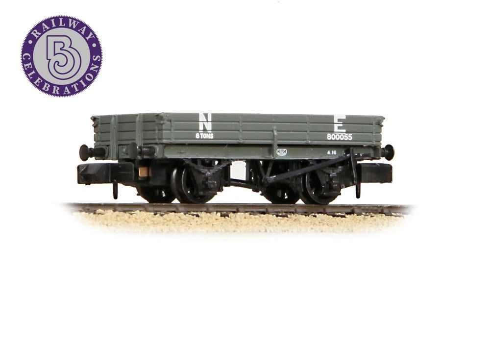 Graham Farish 377-512 [N] 1:148 3 Plank Wagon LNER Grey