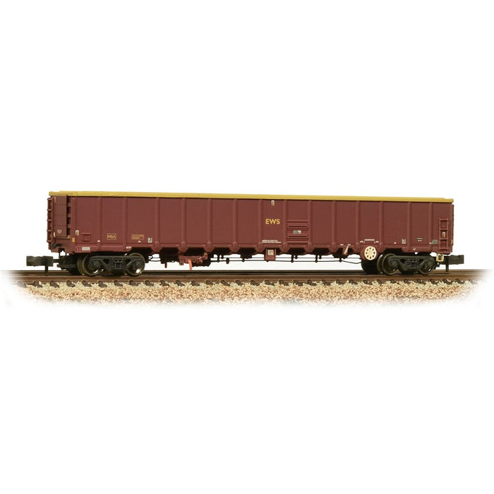 Graham Farish [N] 377-651A MBA Bogie Open Wagon without buffers in EWS [W]