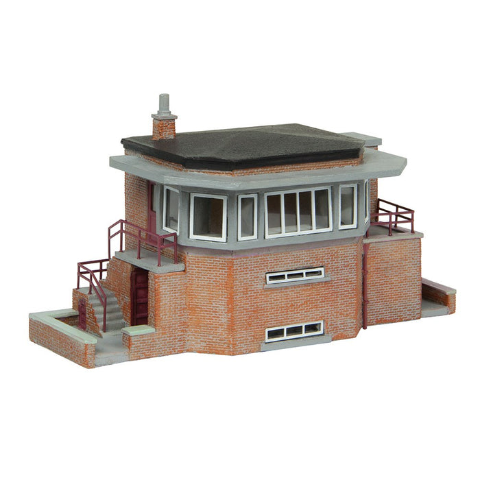 Graham Farish [N] 42-010R Scenecraft ARP Signal Box in Red