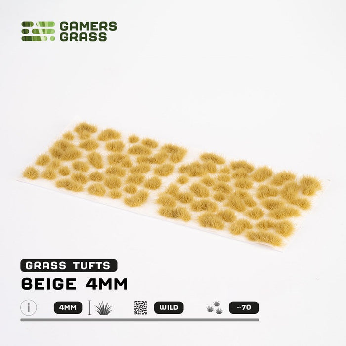 Gamers Grass 4mm Beige Tufts - Wild