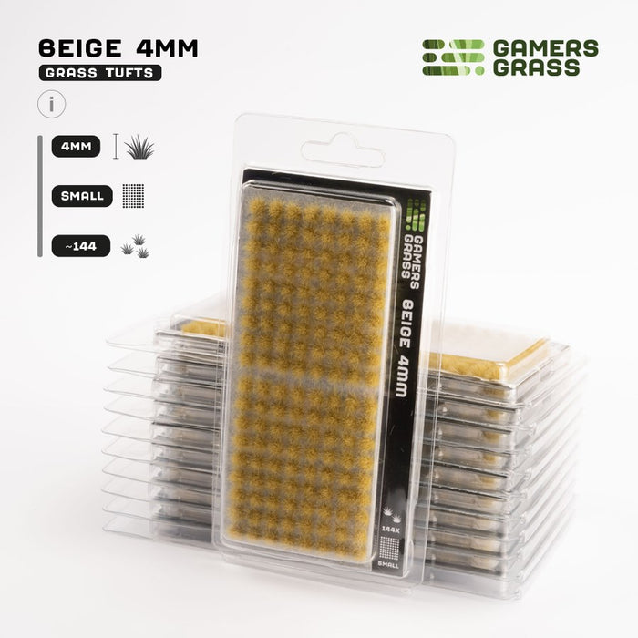 Gamers Grass 4mm Beige Tufts - Small