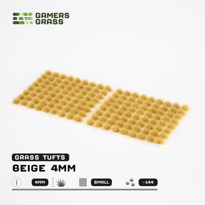 Gamers Grass 4mm Beige Tufts - Small