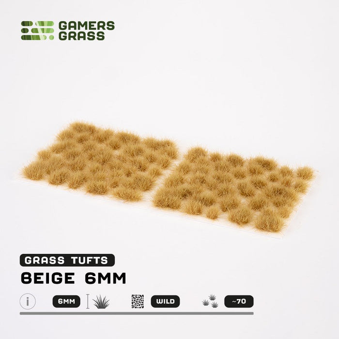 Gamers Grass 6mm Beige Tufts - Wild