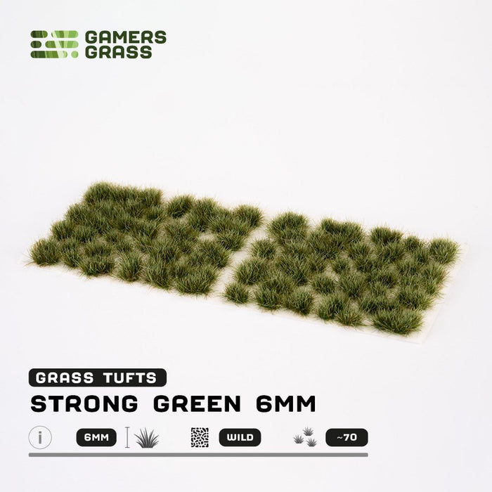 Gamers Grass 6mm Strong Green Tufts - Wild