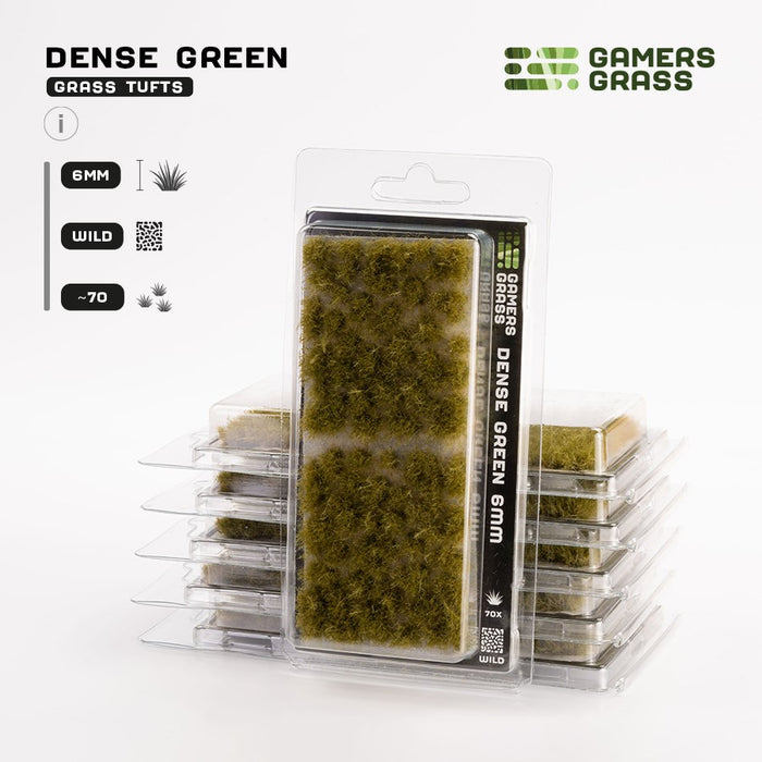 Gamers Grass 6mm Dense Green Tufts - Wild