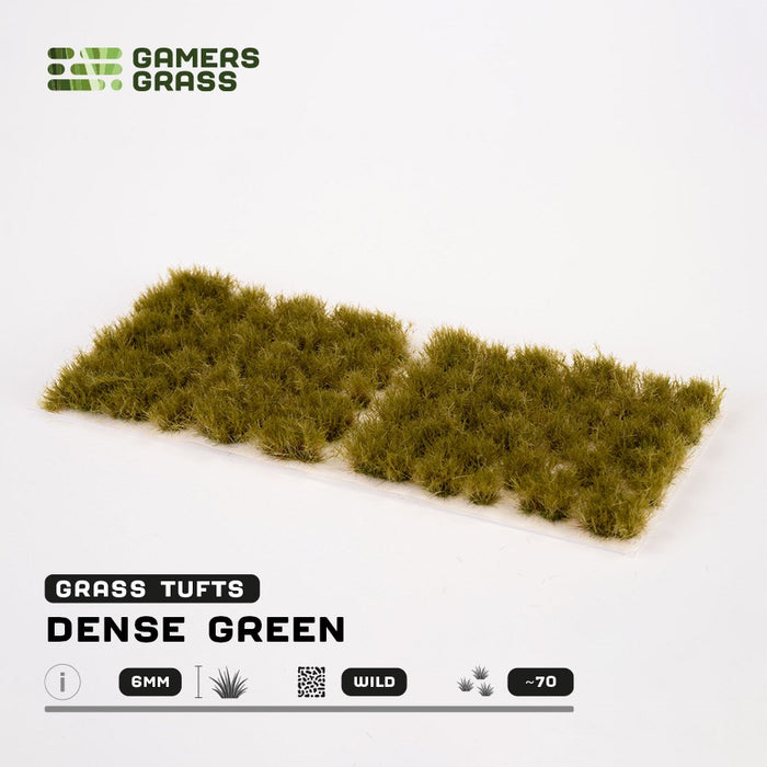 Gamers Grass 6mm Dense Green Tufts - Wild