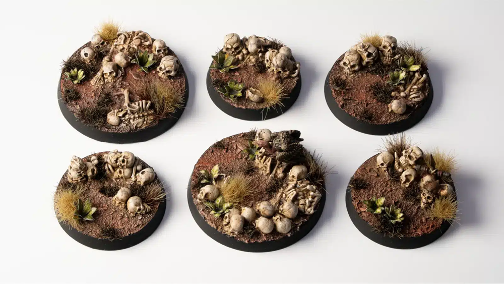 Gamers Grass Basing Bits - Skulls & Bones