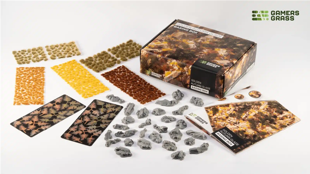 Gamers Grass Golden Autumn Glade Basing Box