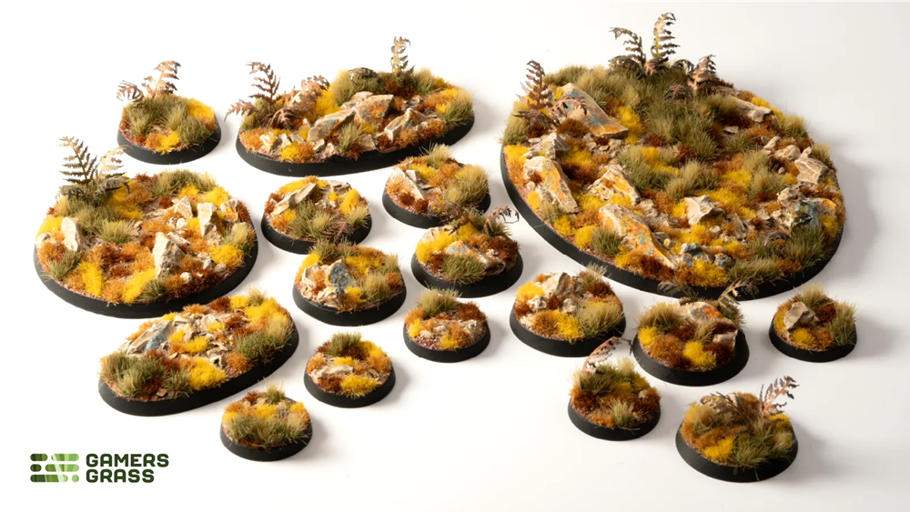 Gamers Grass Golden Autumn Glade Basing Box