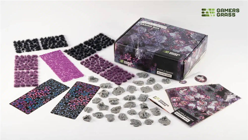 Gamers Grass Purple Swarm Basing Box