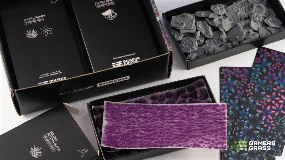 Gamers Grass Purple Swarm Basing Box