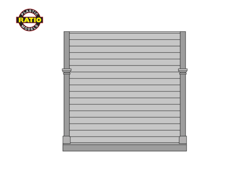 Ratio GJ01 OO Plain Boarded End Panels - Grand Junction