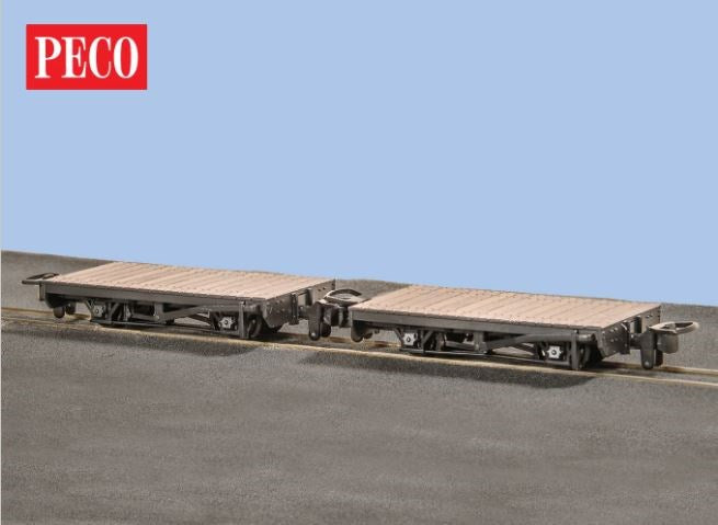 Peco GR-300 OO-9 4 Wheel Wagon - Flat