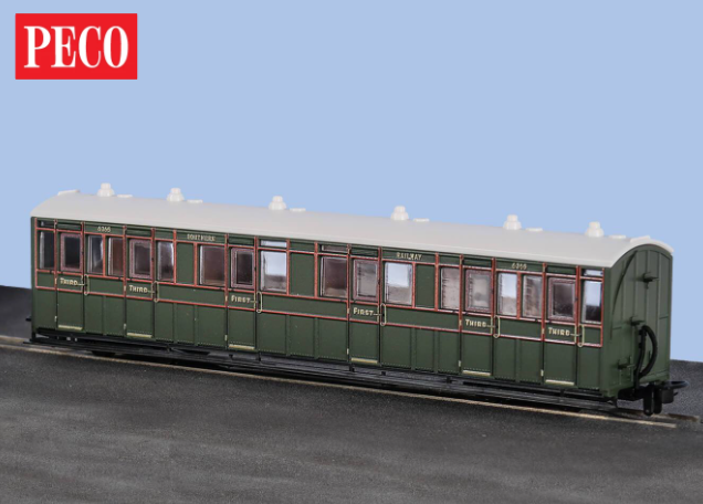 Peco GR-401B OO-9 Composite Coach SR Livery No 6365