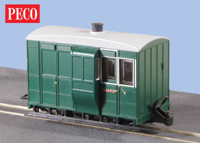 Peco GR-530 OO-9 4 Wheel Brake Coach without Buffers Glyn Valley Freelance