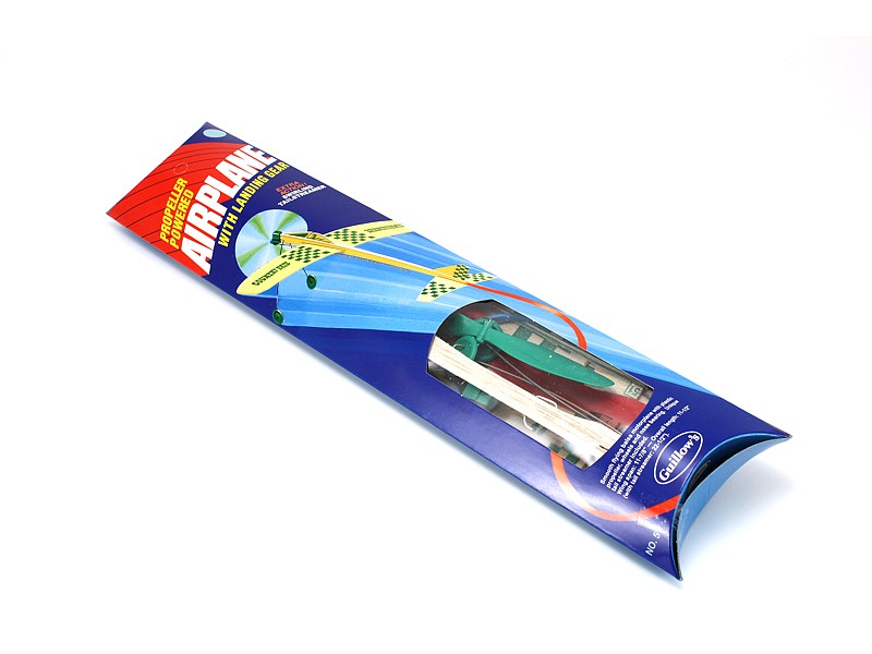 Guillows No.51 Barnstormer Propeller-powered Airplane with Landing Gear