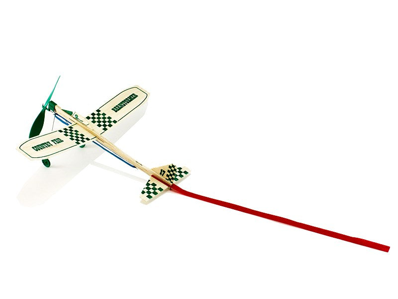 Guillows No.51 Barnstormer Propeller-powered Airplane with Landing Gear