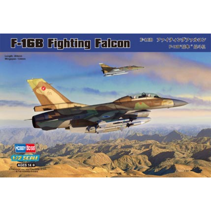 Hobby Boss 80273 1:72 F-16B Fighting Falcon