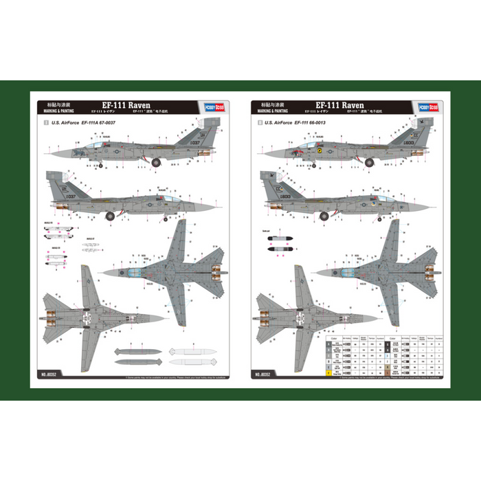 Hobby Boss 80352 1:48 EF-111 Raven