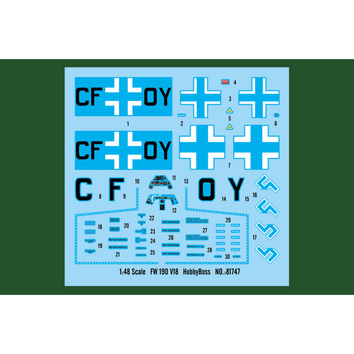 Hobby Boss 81747 1:48 FW 190 V18
