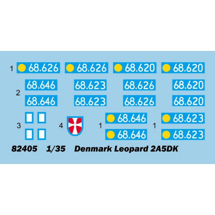 Hobby Boss 82405 1:35 Denmark Leopard 2 A5DK