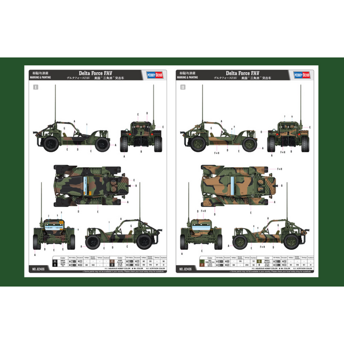 Hobby Boss 82406 1:35 Delta Force FAV