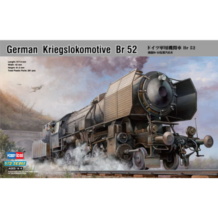Hobby Boss 82901 1:72 German Kriegslokomotive Br 52