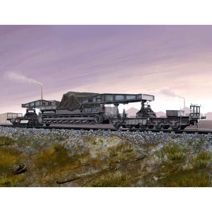Hobby Boss 82906 1:72 German Rail Transporter for Karl Gun