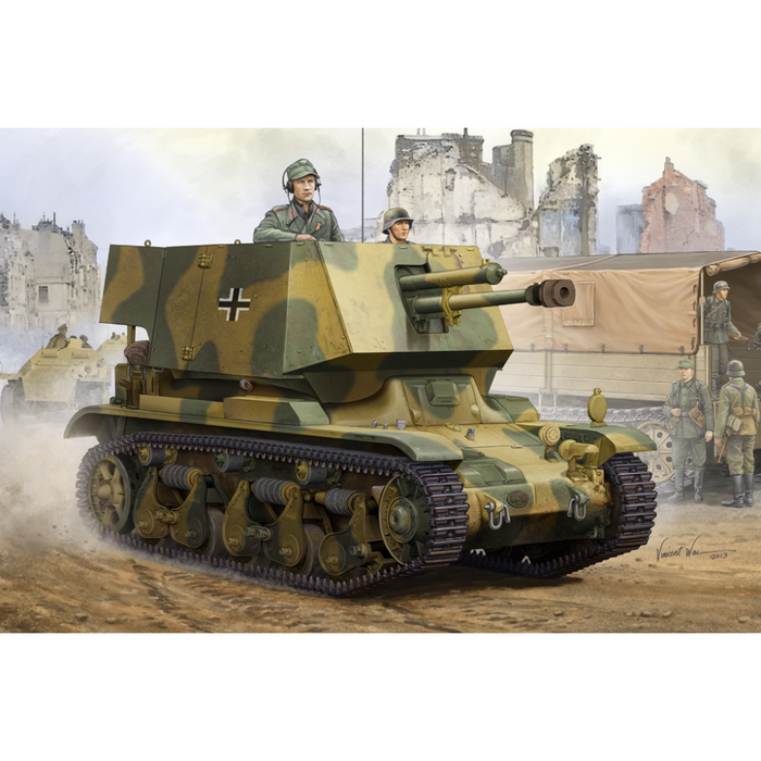 Hobby Boss 83807 1:35 4.7 cm Pak(t) Sfl.auf Fgst. Pz.Kpfw.35 R 731(f)