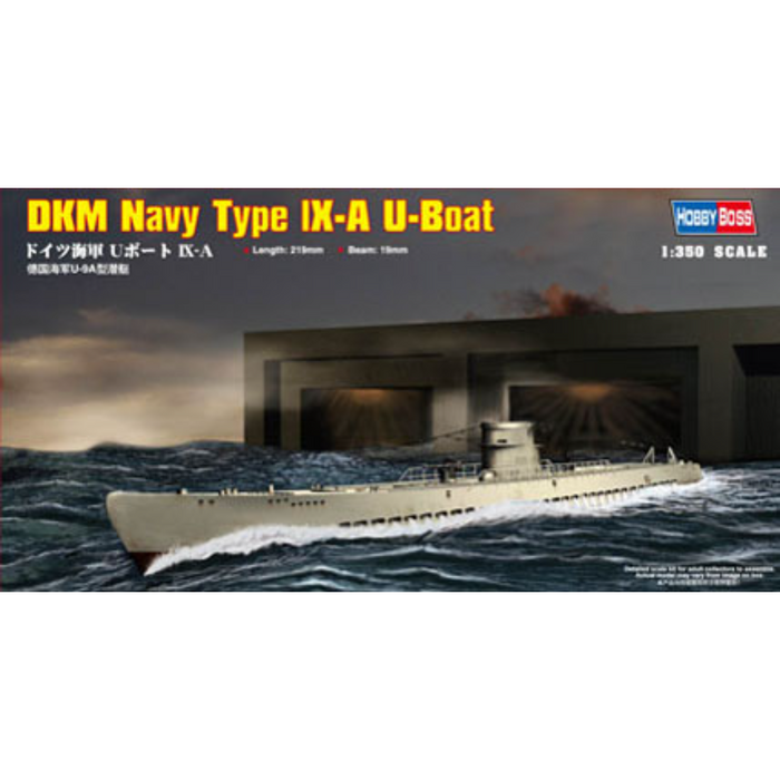 Hobby Boss 83506 1:350 DKM Navy Type lX-A U-Boat