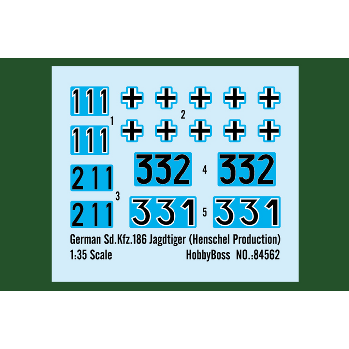 Hobby Boss 84562 1:35 German Sd.Kfz. 186 Jagdtiger (Henschel Production)
