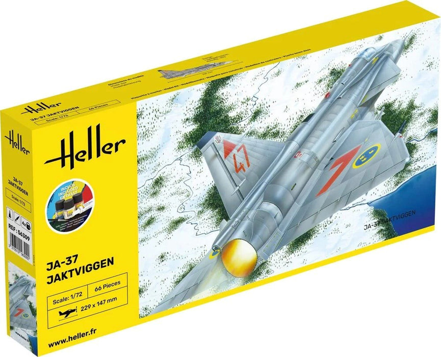 Heller 56309 1:72 STARTER KIT Ja-37 Jaktviggen