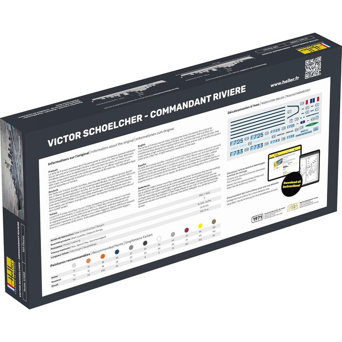 Heller 57015 1:400 STARTER KIT Victor Schoelcher - Commandant Rivière
