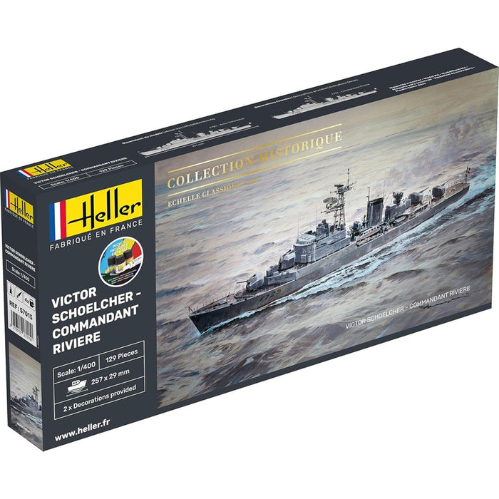 Heller 57015 1:400 STARTER KIT Victor Schoelcher - Commandant Rivière