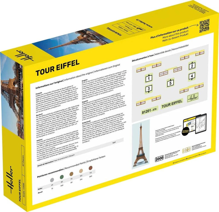 Heller 57201 1:650 STARTER KIT Tour Eiffel