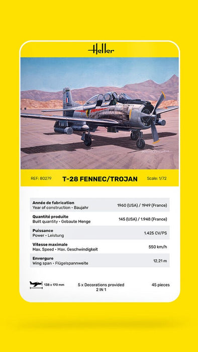 Heller 80279 1:72 T-28 Fennec / Trojan